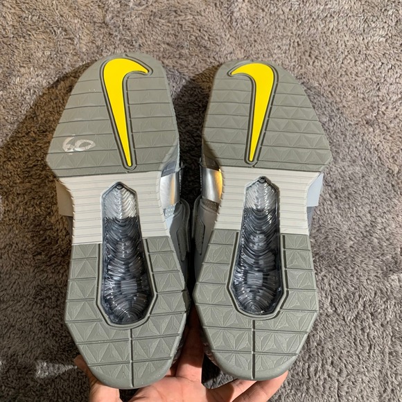 Nike Romaleos 4 Mens Weightlifting Shoes Grey Yellow CD3463-002 Size 12.5 US NEW main image 4